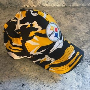 NFL Reebok Pittsburgh Steelers Yellow Camo Hat